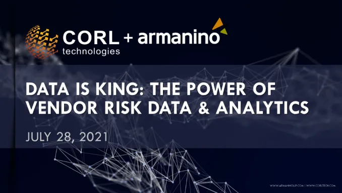 data king power vendor risk data analytics webinar