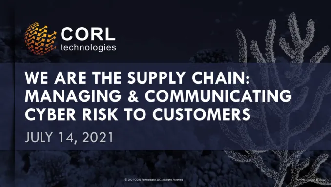 managing communicating cyber risk customer webinar