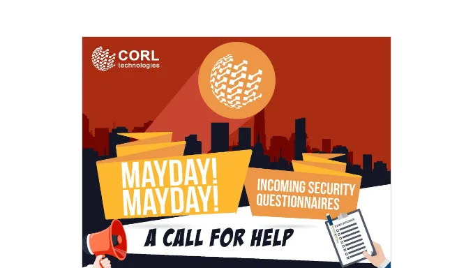 mayday mayday incoming security questionnaires infographic