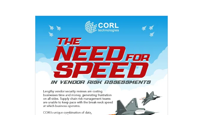 need speed vendor risk assessments infographic